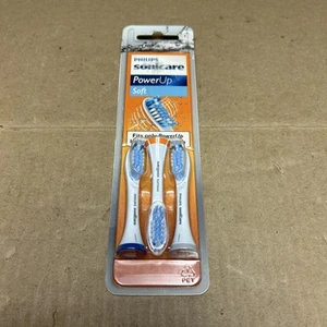 Original Philips Sonicare PowerUp Ersatz-Zahnbürstenköpfe 3 Stück weich - Bild 1 von 13