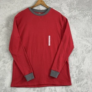 Junction West Men's Winter Red Crew Neck Long Sleeve Sweatshirt SZ/XL - Picture 1 of 13