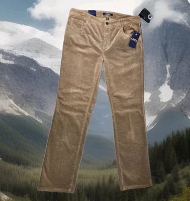 Chaps Pants Womens Size 12 Brown Slimming Fit Regular Length Walnut Corduroy - Image 1 of 4