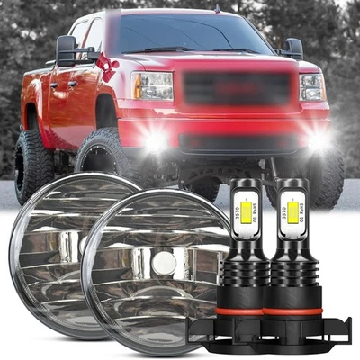 Par de faros antiniebla para GMC Sierra 2007 2010 1500 Sierra 2500 HD Sierra 3500 HD Foto 1 de 4