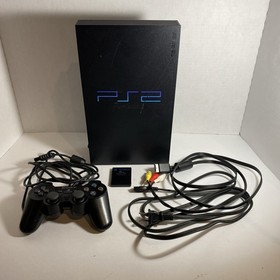 Sony PlayStation 2 Console (SCPH-39001) w/ OEM Controller, Memory Card, & Cords