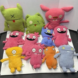 Ugly Dolls Stuffed Plush Toys Lot Of 11 Black Green Pink Red Orange - Picture 1 of 6
