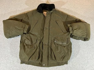 Woolrich Jacket Mens Large Goose Down Puffer Bomber Coat Hunting 90s Vintage - Picture 1 of 16