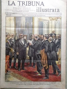 La Tribuna Illustrata 28 Gennaio 1906 Carducci Ospedale Rovigo Ercolessi Messina - Imagen 1 de 1