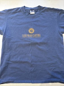 The Original Cabo Wabo Cantina T-Shirt Vintage Sammy Hagar Size L 2 Sided - Picture 1 of 7