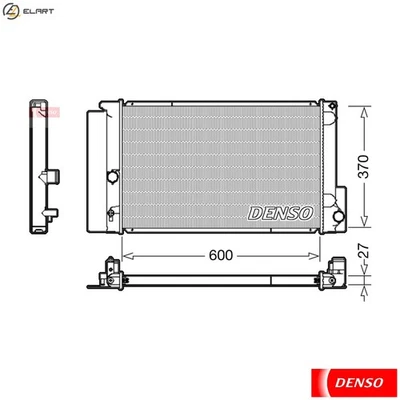RADIATOR ENGINE COOLING DRM50087 FOR TOYOTA 2ZR-FAE 1.8L 4cyl VERSO - Image 1 of 4