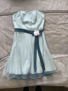 alfred angelo Baby Blue Size 14 Cocktail Prom - Picture 1 of 9