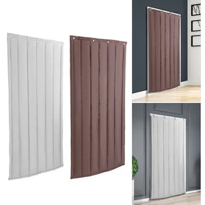 Lightweight Thermal Insulated Door Curtain 39.5"x83" Winter Doorway Drapes Cover - Picture 1 of 38