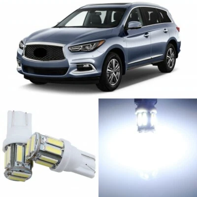 15 x Pacote de Luzes LED Internas Super Brancas para 2013 - 2019 Infiniti JX35 QX60 - Imagem 1 de 4