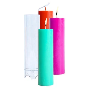 Long Candle Molds for Candle Making Cylinder Resin Molds DIY Candle Making Mould - Picture 1 of 10