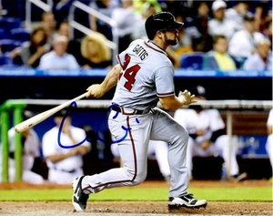Signed 8x10 EVAN GATTIS Atlanta Braves Photo - COA - Picture 1 of 1