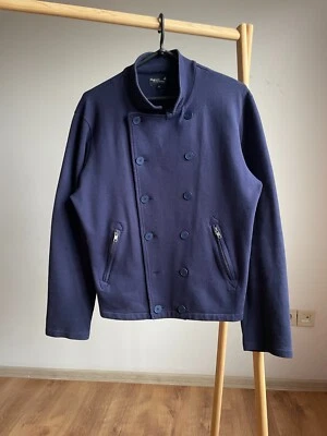 Agnes B. Homme Double Breasted Cotton Biker Jacket Size 2 - Image 1 of 4