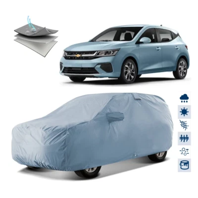 For all Chevrolet Aveo Gray Car cover - Image 1 of 4