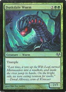 MTG - Eventide - Duskdale Wurm - Foil - NM - Picture 1 of 1