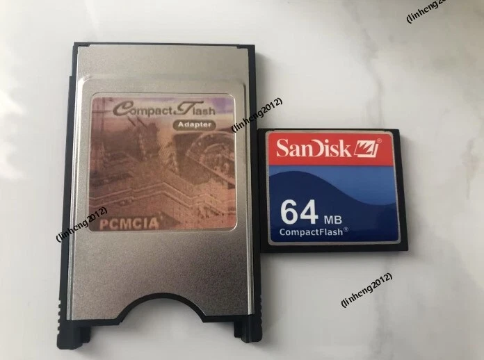 CompactFlash 64MB CF con adaptador de tarjeta Compact Flash - Imagen 1 de 1