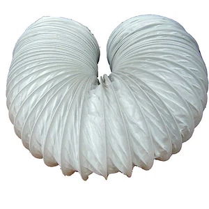 100 mm x 1m Meter 4" PVC Flexible Kanäle - Wäschetrocknerschlauch - Abzieherrohr - Bild 1 von 12