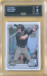 2020 Bowman Prospects #BD39 - ROBERT HASSELL - Rookie - GMA 9 - MINT - Picture 1 of 1