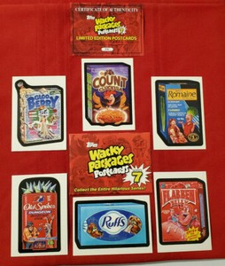 2011 WACKY PACKAGES POSTCARDS SERIES 7 AUTOGRAPH SET  @@ NEW @@