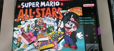 Super Mario All-Stars Snes Box Art  Poster ! Buy 2 get 1 free FREE - Image 1 of 3