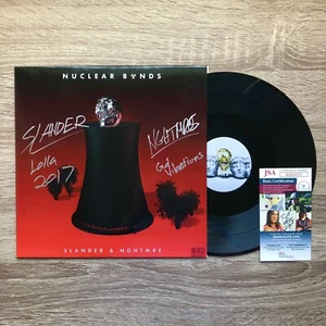 Slander & Nghtmre Autographed Nuclear Bonds Vinyl 45 Record Gud Vibrations JSA - Picture 1 of 9