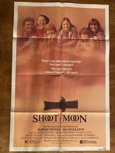 Shoot the Moon Original 1 sheet (1982) Albert Finney, Sissy Spacek 41x27 FOLDED - Picture 1 of 1