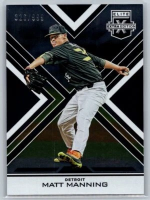 2016 Panini Elite Extra Edition #9 Matt Manning 326/999 - Image 1 of 2