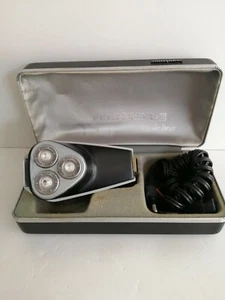 RARO RASOIO PHILIPS A 3 TESTINE FUNZIONANTE ANNI '70 - Picture 1 of 5