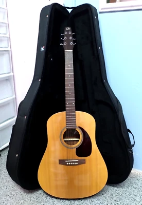 Rare Seagull M6 Gloss Spruce Dreadnought Acoustic Guitar &Hardcase, Strap & Pick - Image 1 of 4