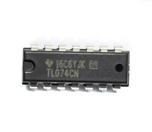 5 pz DIP IC J-FET amplificatori amplificatore quad op TL074CN * TI TL074 basso rumore - Foto 1 di 1