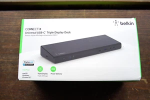 Belkin Connect Universal USB-C Triple Display Docking Station (INC007TTBK) - Photo 1/7