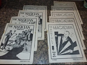 Rare Collection of The Magician Magazine 1930's - Nine Editions in Total - Picture 1 of 3