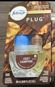 Febreze Limited Edition Cozy Campfire Scented Oil Plug In Refill Single Pack - Picture 1 of 2