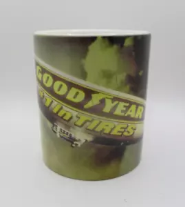 Taza de café vintage Goodyear #1 en neumáticos EXCELENTE* estado automotriz Adv. - Imagen 1 de 8