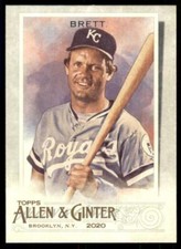2020 Topps Allen and Ginter Base #18 George Brett - Kansas City Royals