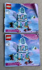 LEGO Disney Princess Elsas Sparkling Ice Castle Instruction Manuals 1 & 2 Only