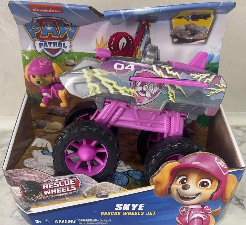 Paw Patrol Rescue Wheels Jet Skye Veicolo - Giocattoli per Bambini - Immagine 1 di 1