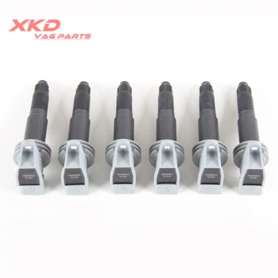 Juego de 6 bobinas de encendido aptas para Porsche Boxster Cayman 2014-2016 2,7 L 2,9 L 3,8 L Foto 1 de 4