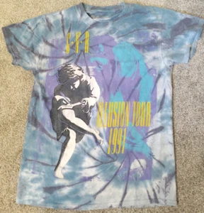 Guns N Roses Mujer T Talla S Illusion Tour 1991 Tie Dye Use Your Blue Bravado - Imagen 1 de 5