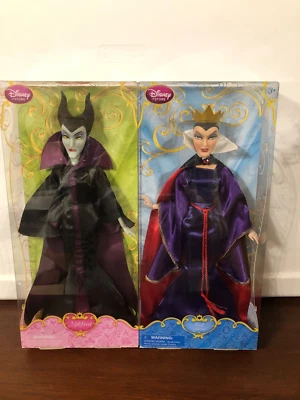Disney Store Maleficent & Evil Queen Dolls - Image 1 of 2
