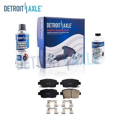 Front Premium Ceramic Brake Pads + Hardware for 2005 2006 Scion xA xB REAR Drum - Image 1 of 4