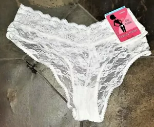 Size Small/5 Barely There Women's Go Girlie All Over Lace Hipster 2124 - Picture 1 of 4