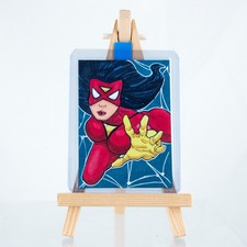 Extremely Rare Sketch Card of Marvels Spider-Woman by Dante H Guerra! Hot!
