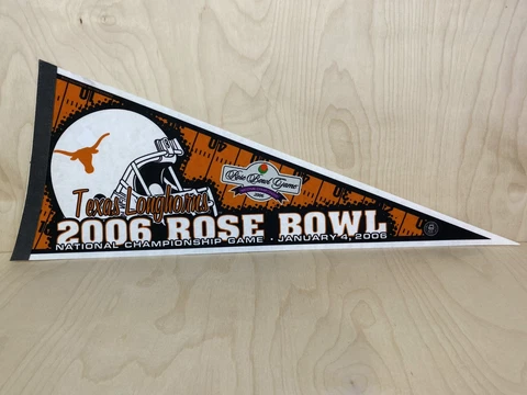 2006 TEXAS LONGHORNS NATIONAL FOOTBALL CHAMPIONS PENNANT Cover
