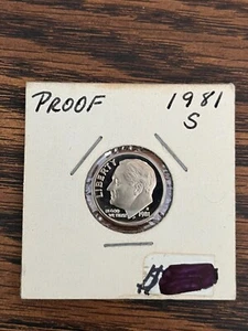 1981-S Roosevelt Dime-Choice Gem Proof - Picture 1 of 2