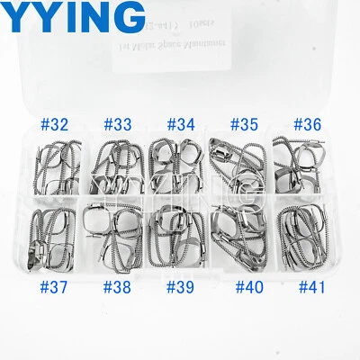 40 piezas de aparatos ortopédicos dentales preformados 1er segundo espacio mantenedor bandas molares Foto 1 de 4