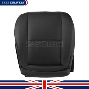 Fits 2007-2015 Mercedes-Benz C-Class Driver Bottom Seat Cover W204 BLACK - Picture 1 of 8
