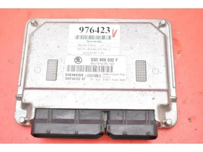SKODA FABIA I Praktik 6Y5 Unité de Contrôle du Moteur 03D906032F 2003 30450793 - Immagine 1 di 4