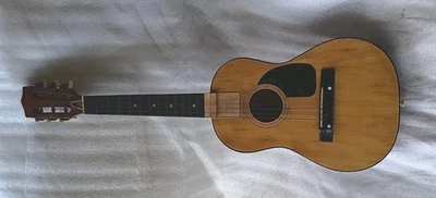 vintage 80s Harmony Student Parlor Guitar Parts Or Repair. - Image 1 of 4