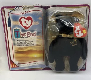 McDonald's Ty Teenie Beanie Babies 2000 “The End”Bear, New in Sealed Package - Picture 1 of 2