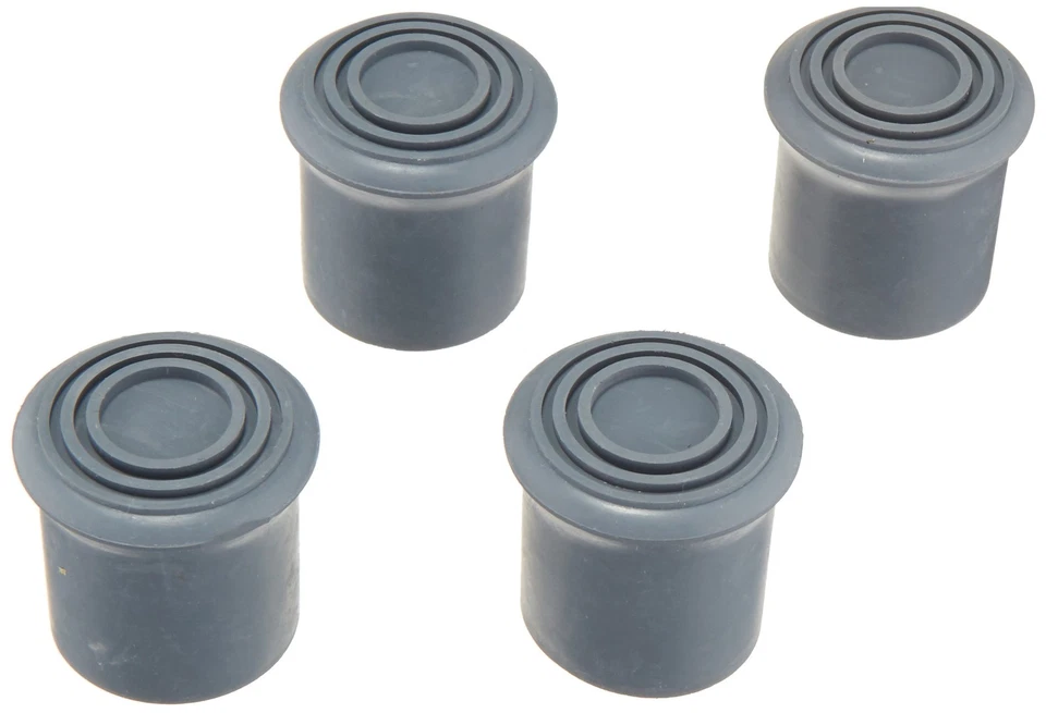 21422 Puntas de caña - Se adapta a muletas, 1" de diámetro, gris, paquete de 4 Foto 1 de 2